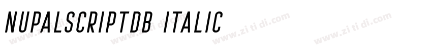 NupalScriptDB Italic字体转换 NupalScriptDB Italic字体转换